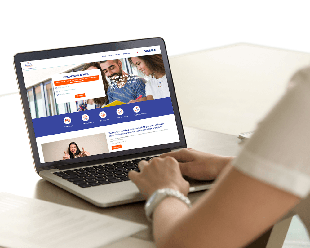 Seguro médico para estudiantes contratación online
